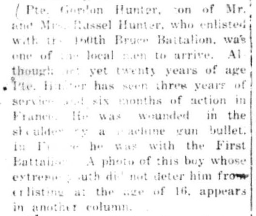 Canadian Echo Wiarton, January 29, 1919